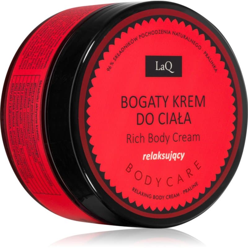 Praline krem do ciała o działaniu uspokajającym