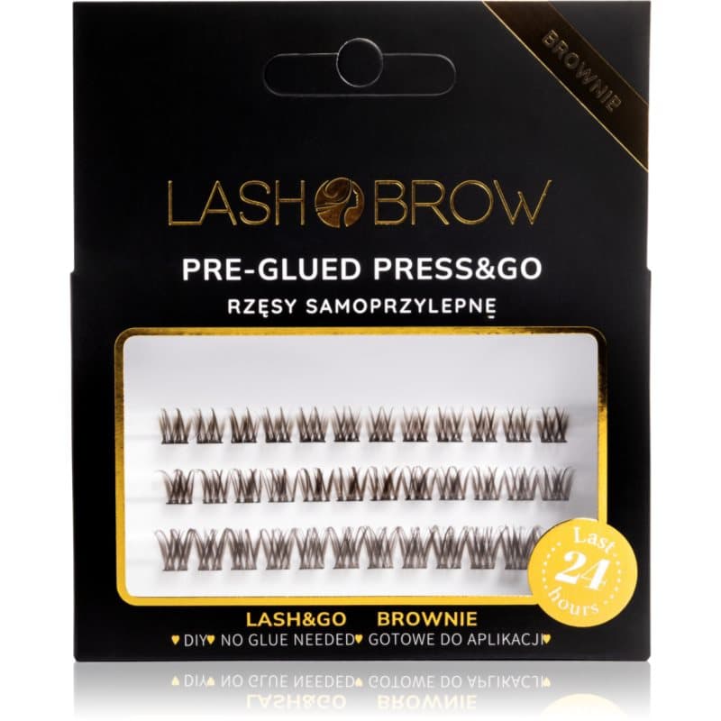 Press&Go Self-Adhesive Eyelashes kępki rzęs samoprzylepne Daily Natural Brownie