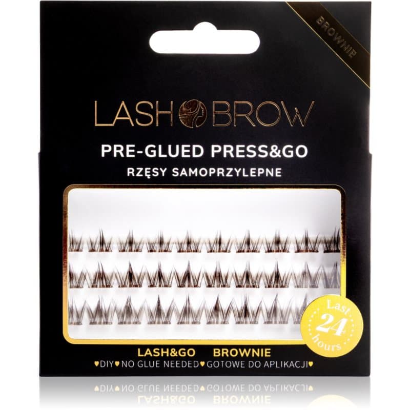 Press&Go Self-Adhesive Eyelashes kępki rzęs samoprzylepne Classy Night Brownie