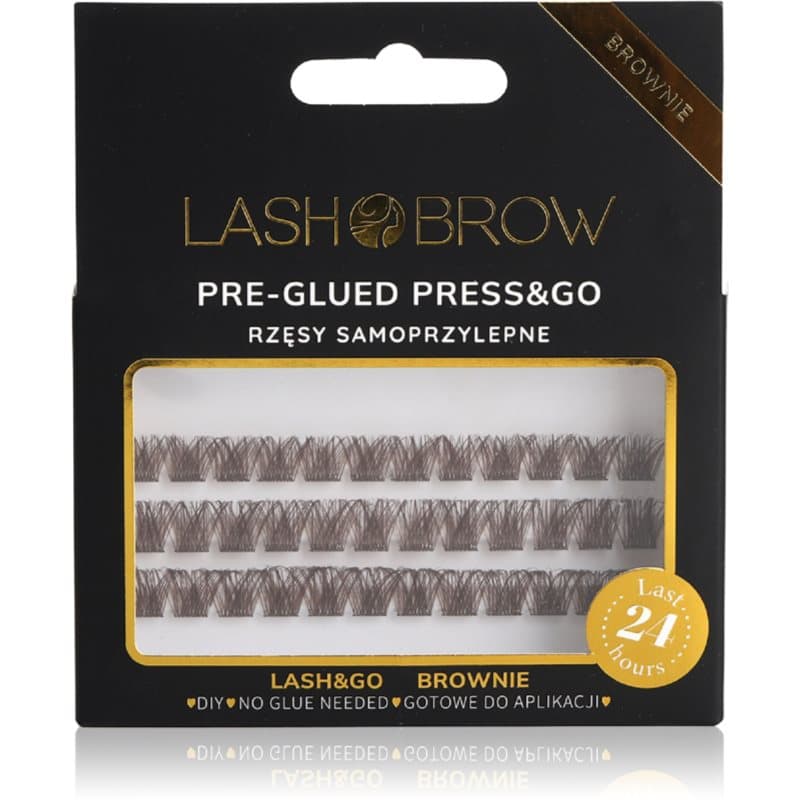 Press&Go Self-Adhesive Eyelashes kępki rzęs samoprzylepne Party Fever Brownie