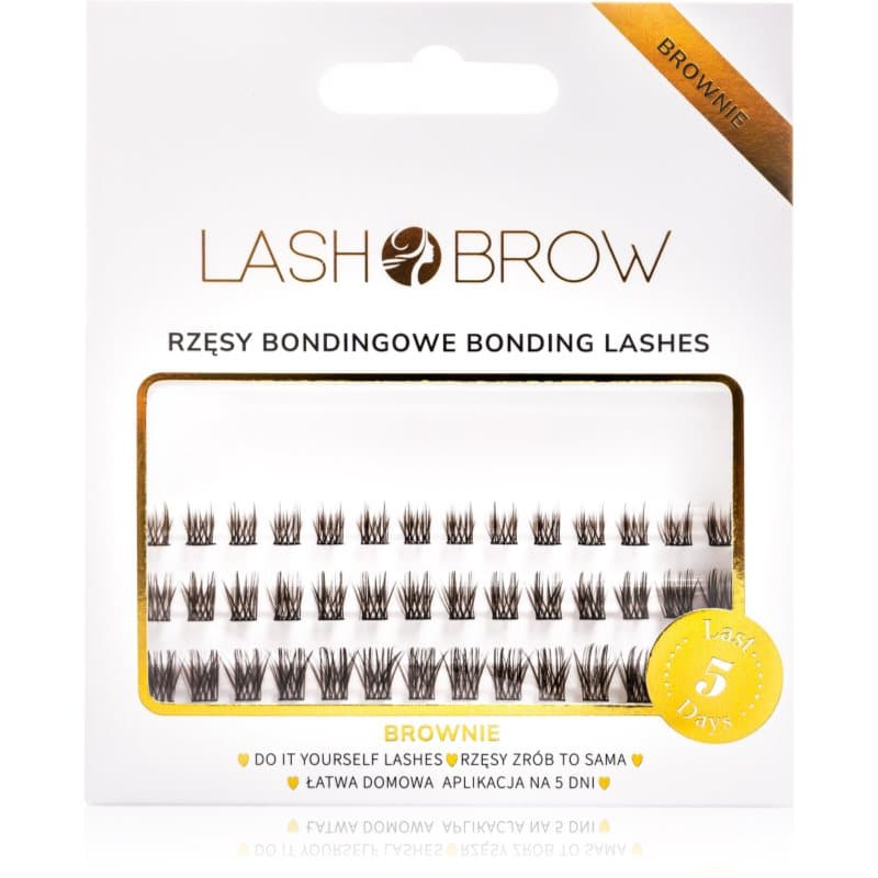 Bonding Eyelashes kępki sztucznych rzęs Basic Brownie