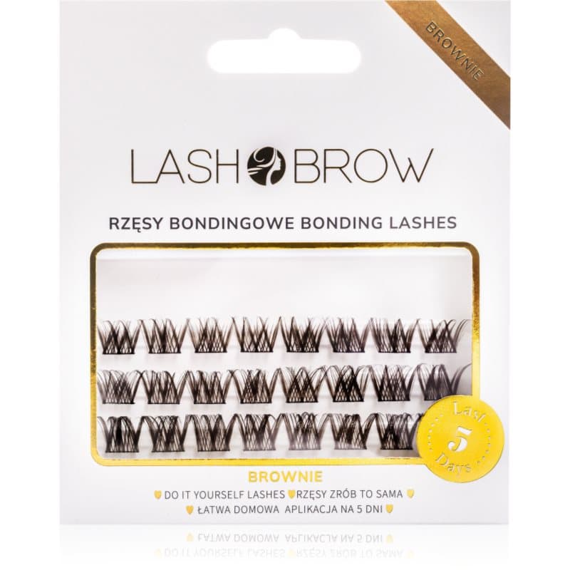 Bonding Eyelashes kępki sztucznych rzęs Drama Queen Brownie