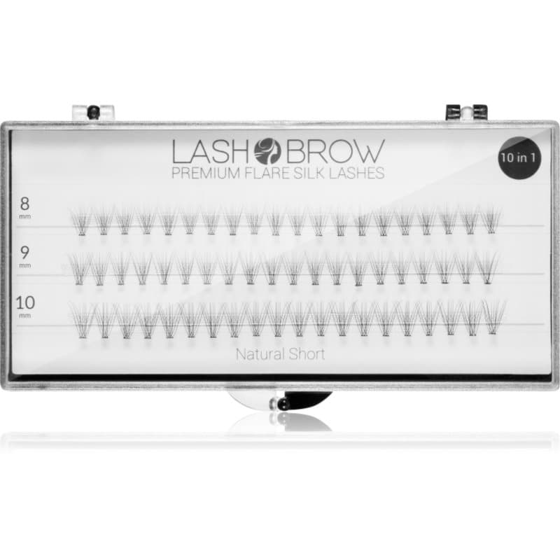 Premium Flare Silk Lashes sztuczne rzęsy Natural Short