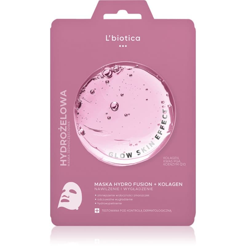 PGA Hydro Fusion + Collagen maska hydrożelowa o intensywnym działaniu o działaniu wygładzającym