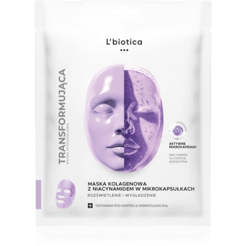 Transforming Collagen Mask with Niacinamide in Microcapsules maseczka kolagenowa z efektem rozświetlającym