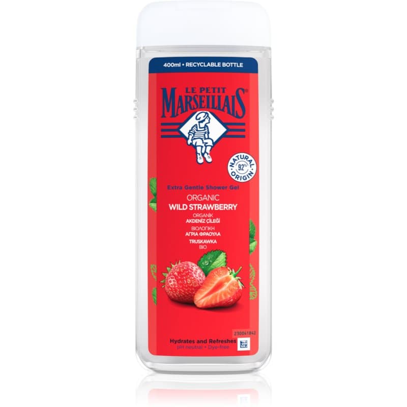 Organic Wild Strawberry delikatny żel pod prysznic