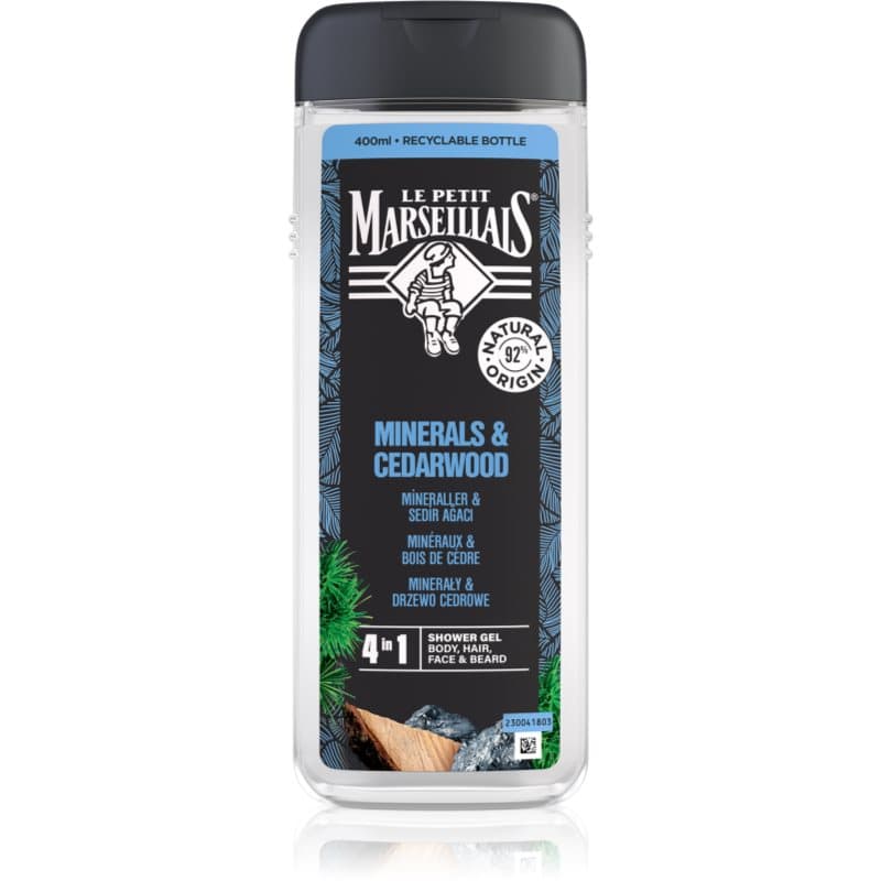 Minerals & Cedarwood żel pod prysznic 4 v 1 dla mężczyzn