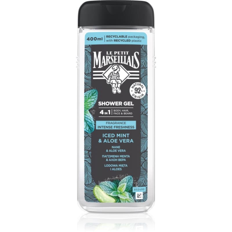Iced Mint & Aloe Vera żel pod prysznic 4 v 1 dla mężczyzn
