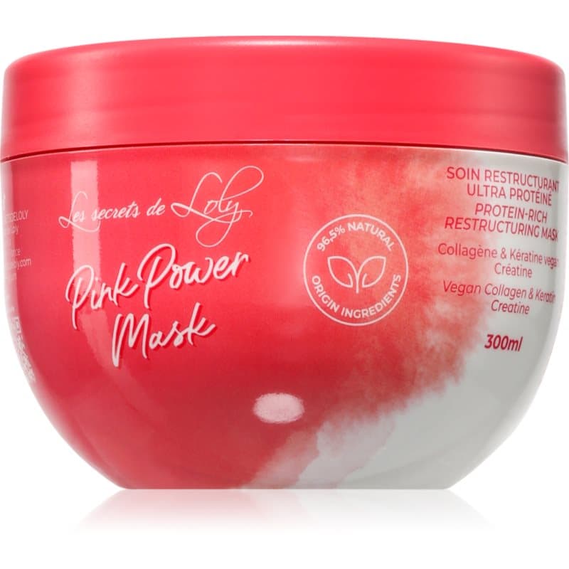 Pink Power Mask maseczka regenerująca do włosów kręconych i falowanych