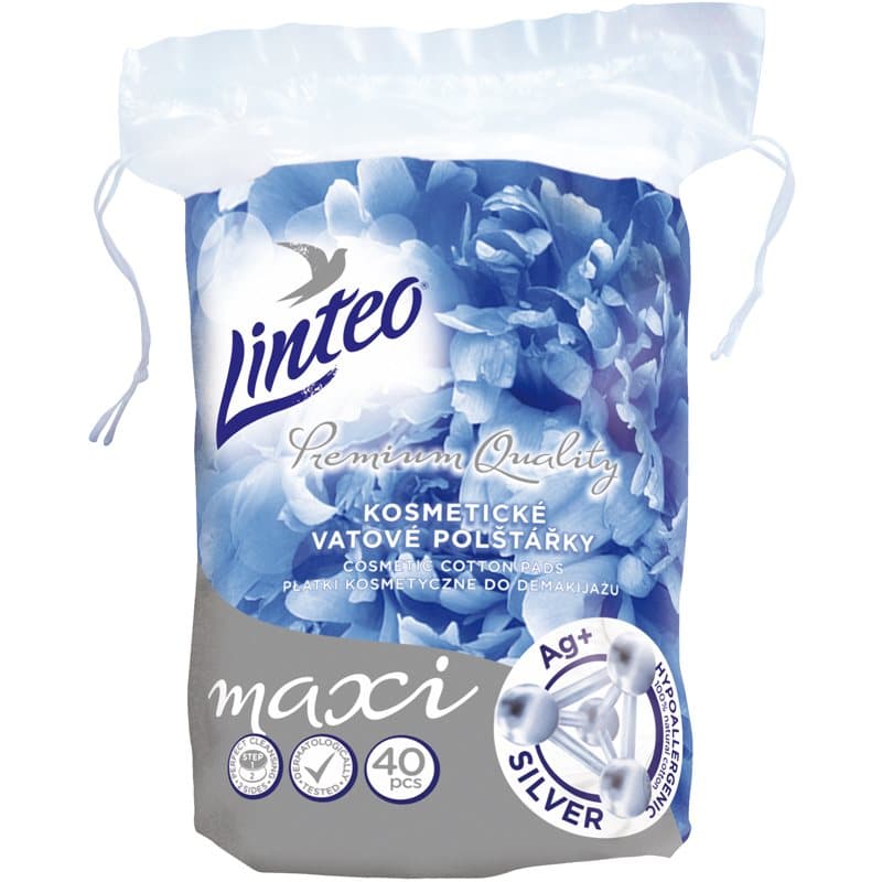 Premium Maxi waciki do demakijażu Silver