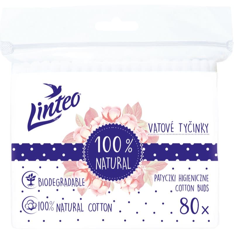 Natural Cotton Buds patyczki higieniczne w woreczku