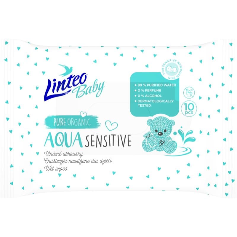 Baby Aqua Sensitive delikatne nawilżane chusteczki dla dzieci