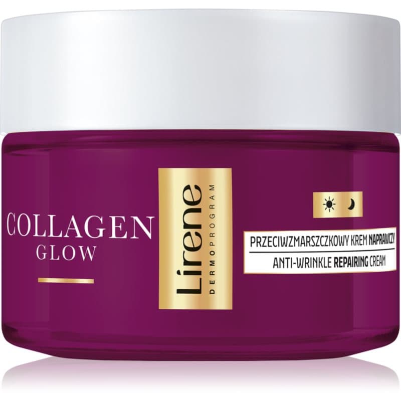 Collagen Glow 70+ krem przeciwzmarszczkowy i regenerujący dla odżywienia i optymalnego nawodnienia skóry