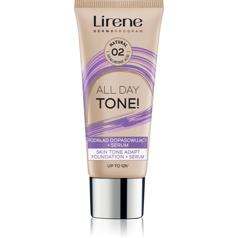 ALL DAY TONE! podkład nawilżający nadający skórze promienny wygląd odcień 02 Natural