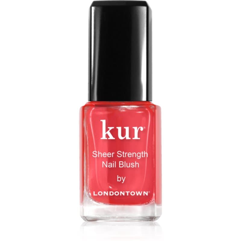 Kur Sheer Strength Nail Blush tonująca pielęgnacja ujędrniająco-rozświetlająca do paznokci odcień Poppy