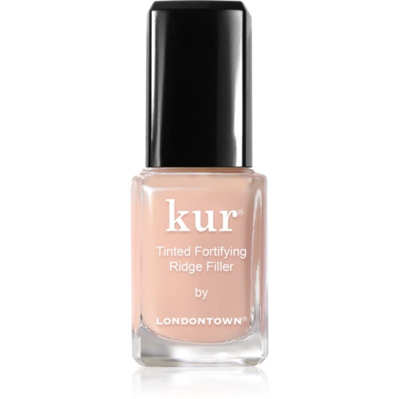 Kur Tinted Fortifying Ridge Filler wygładzający lakier bazowy do paznokci do paznokci suchych i kruchych odcień Apricot Beige