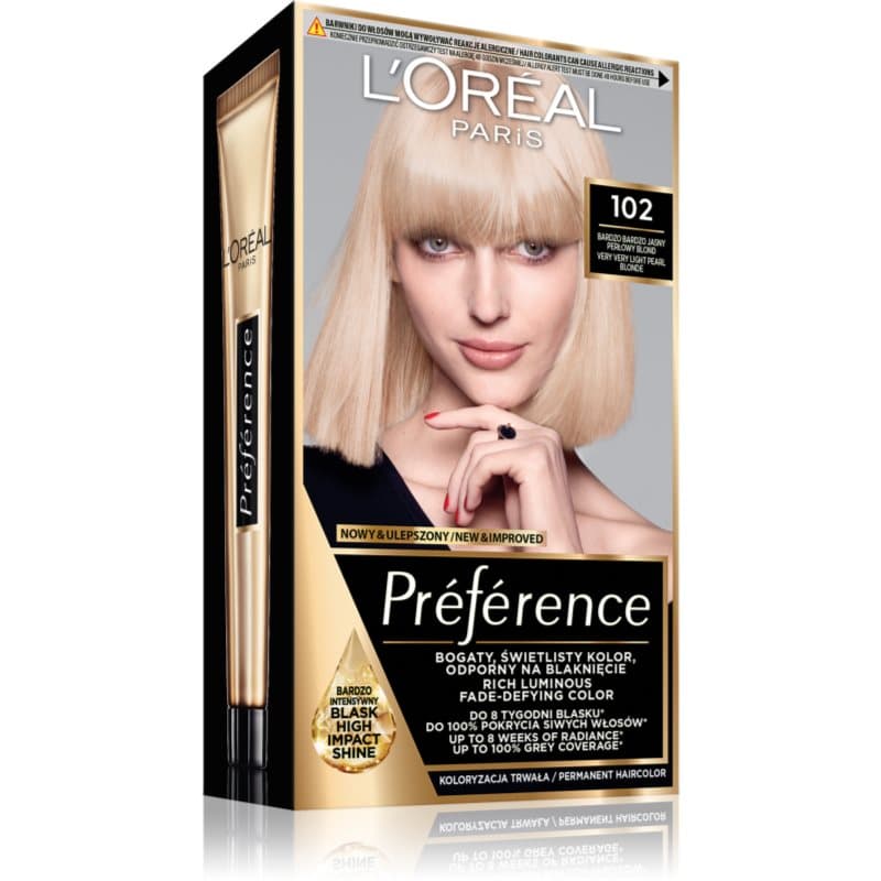 Paris Préférence Cool Blondes farba do włosów odcień 102/10.21 SYDNEY