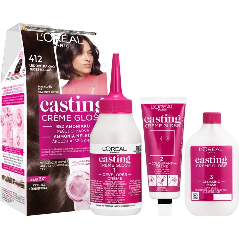 Casting Creme Gloss farba do włosów odcień 412 Iced Cocoa