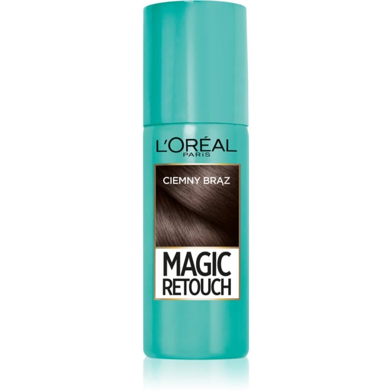 Paris Magic Retouch spray do błyskawicznego retuszu odrostów odcień Ciemny brąz