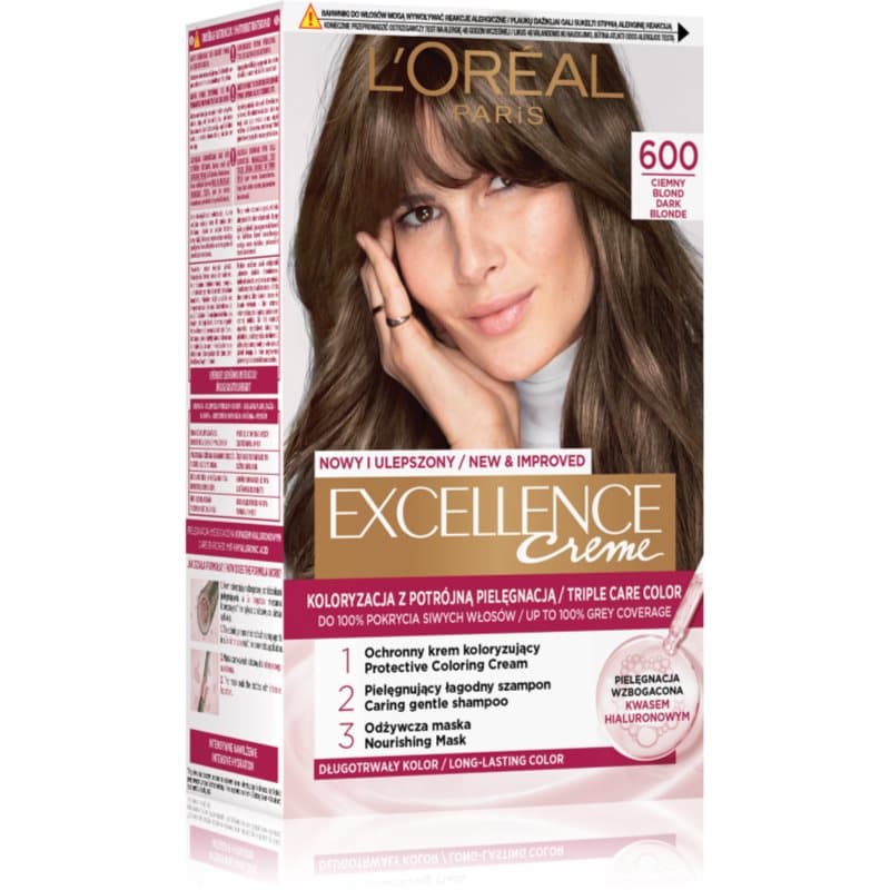 Loreal Excellence Creme Farba do włosów - 6 Ciemny Blond