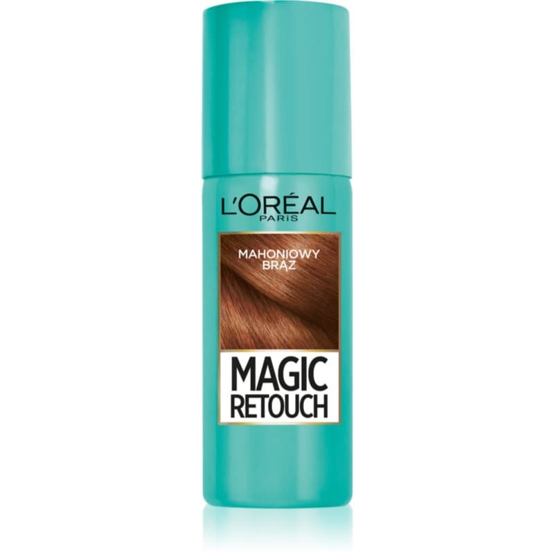Paris Magic Retouch spray do błyskawicznego retuszu odrostów odcień Mahoniowy brąz