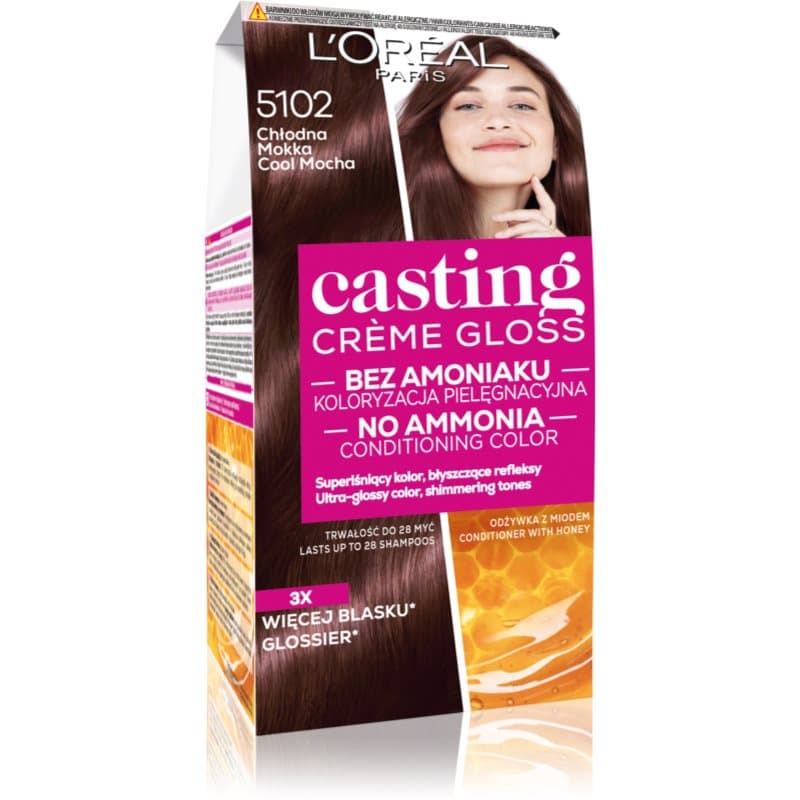Casting Creme Gloss Farba do włosów - 5102 Chłodna Mokka (,,)