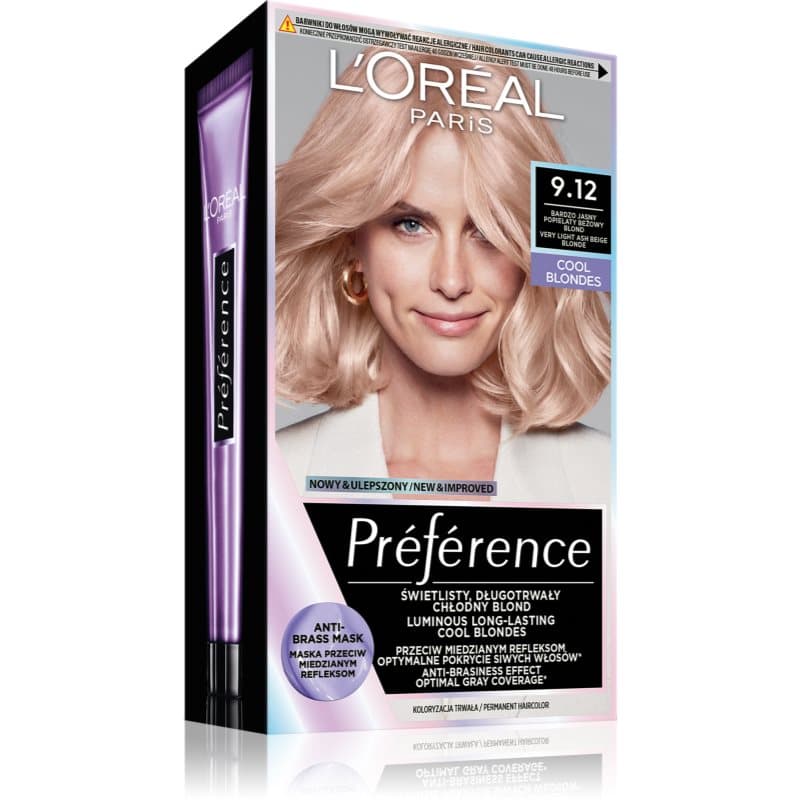 Paris Préférence farba do włosów odcień 9.12 SIBERIA