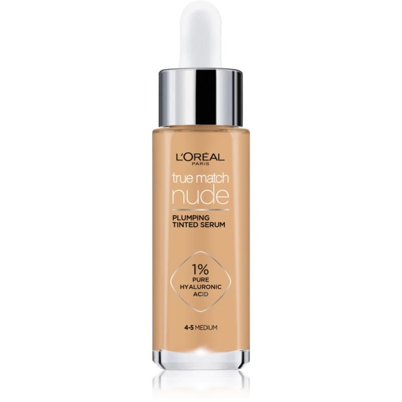 Paris True Match Nude Plumping Tinted Serum serum do ujednolicenia kolorytu skóry odcień 4-5