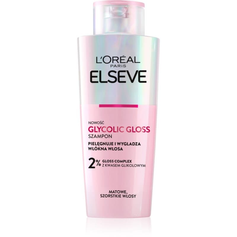Paris Elseve Glycolic Gloss szampon rewitalizujący przywracający blask włosom matowym