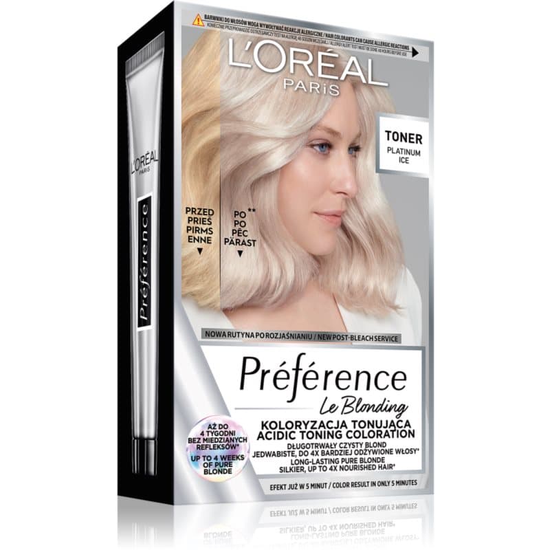 Paris Préférence Le Blonding Toner 01 Platinum Ice