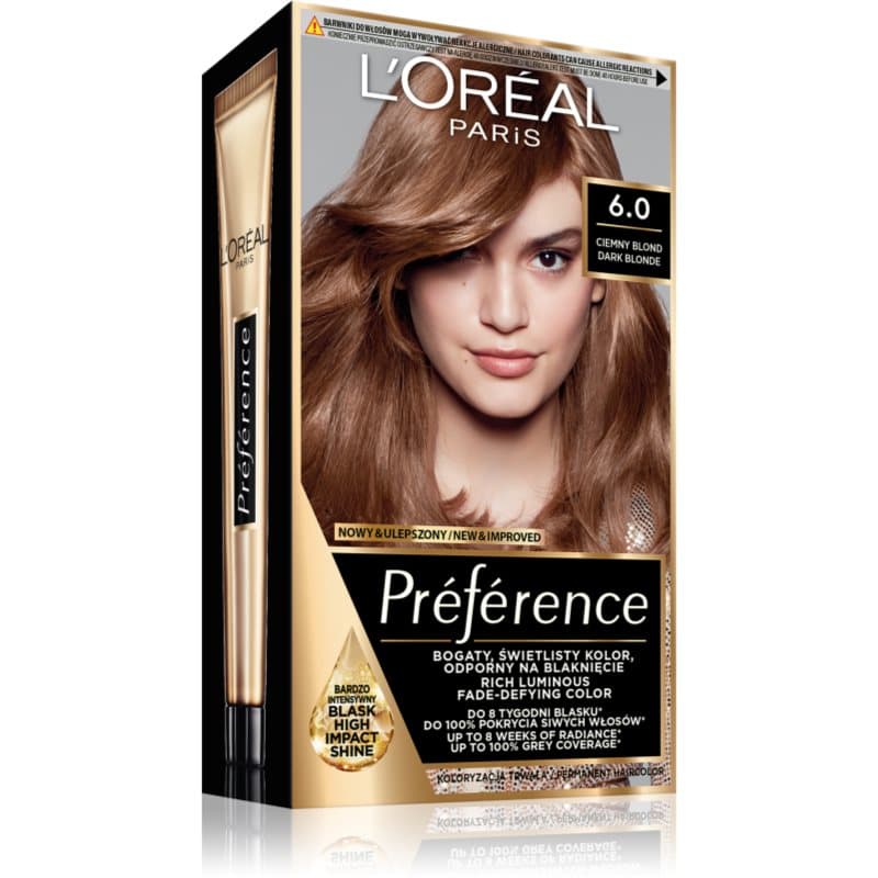 Paris Préférence farba do włosów odcień 6 Ciemny Blond