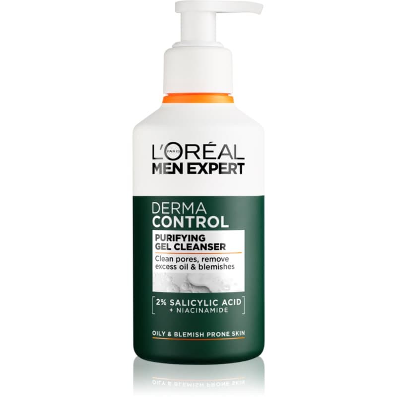 Paris Men Expert Derma Control żel oczyszczający z niacynamidem