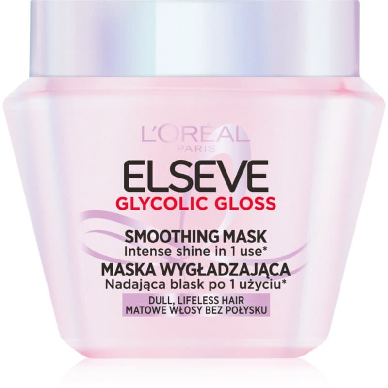 Elseve Glycolic Gloss maska do włosów do nabłyszczania i zmiękczania włosów