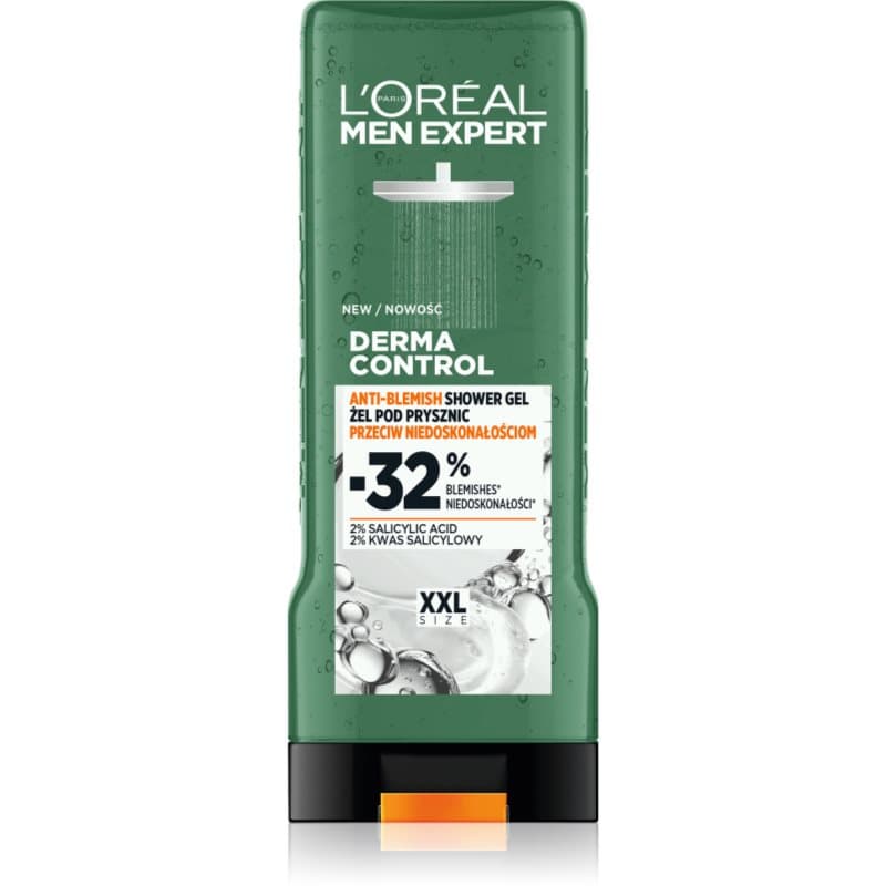 Men Expert Derma Control żel pod prysznic dla mężczyzn do skóry problematycznej i przetłuszczającej się