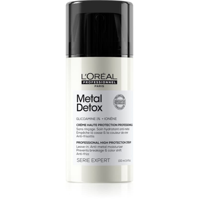 Serie Expert Metal Detox krem ochronny do włosów osłabionych, łamliwych