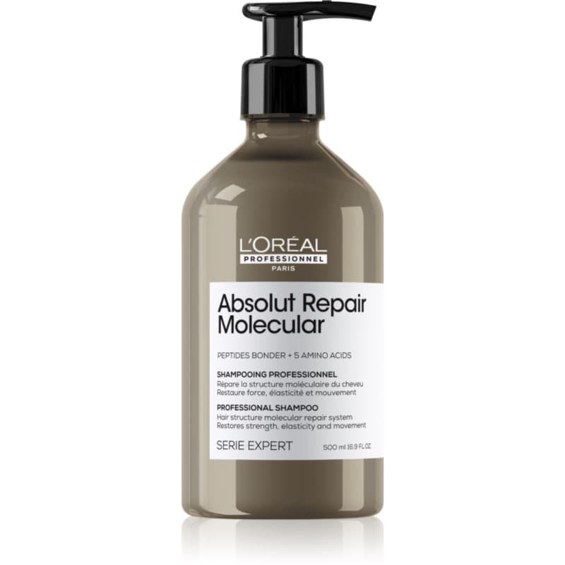 Serie Expert Absolut Repair Molecular wzmacniający szampon do włosów zniszczonych