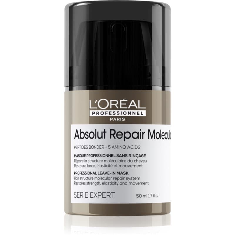 Serie Expert Absolut Repair Molecular maseczka regenerująca do włosów zniszczonych