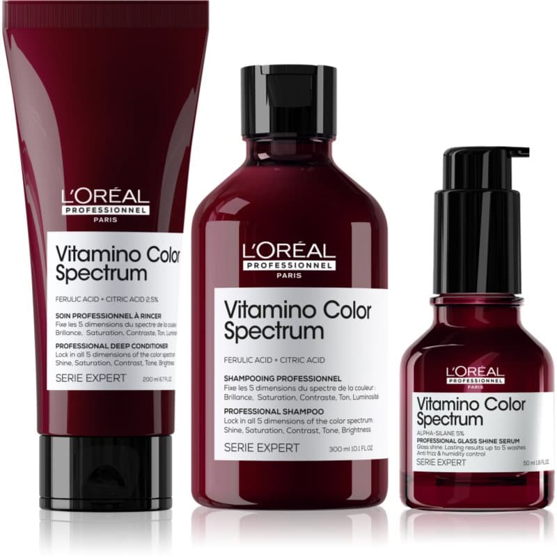 Serie Expert Vitamino Color Spectrum wygodne opakowanie chroniąca kolor