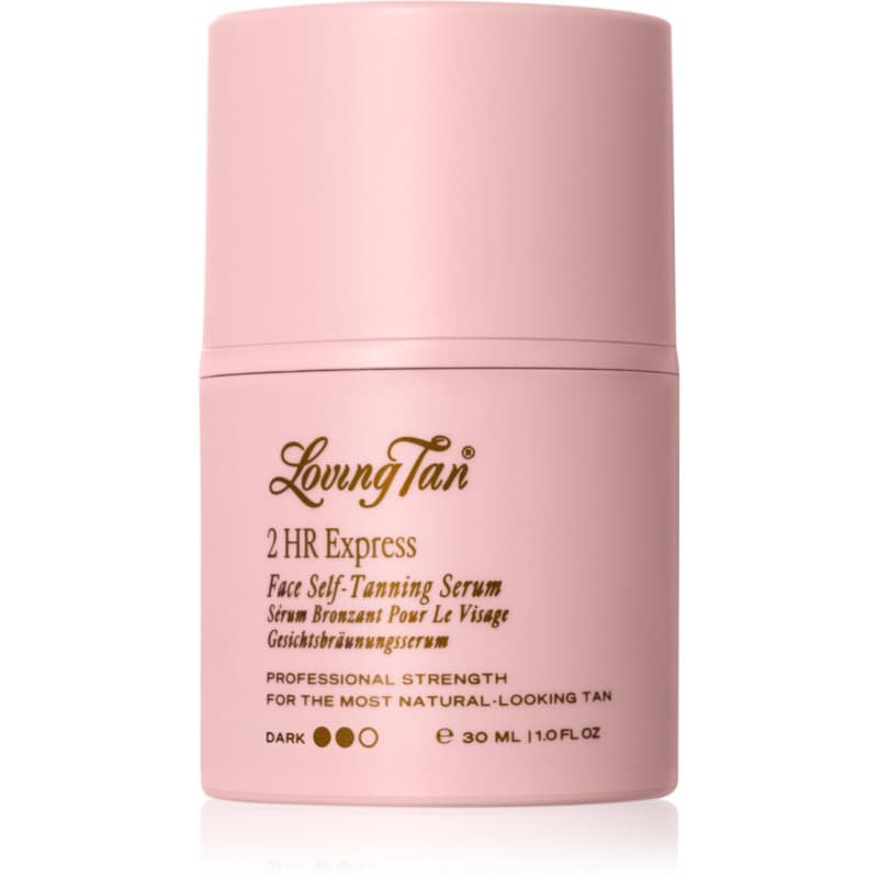 2 HR Express Face Tanning Serum Dark