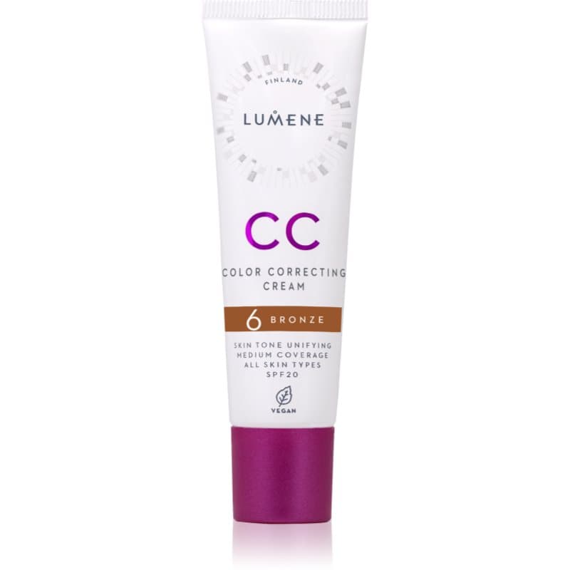CC Color Correcting Cream CC krem wyrównujący koloryt skóry SPF 20 odcień 6 Bronze (Neutral)