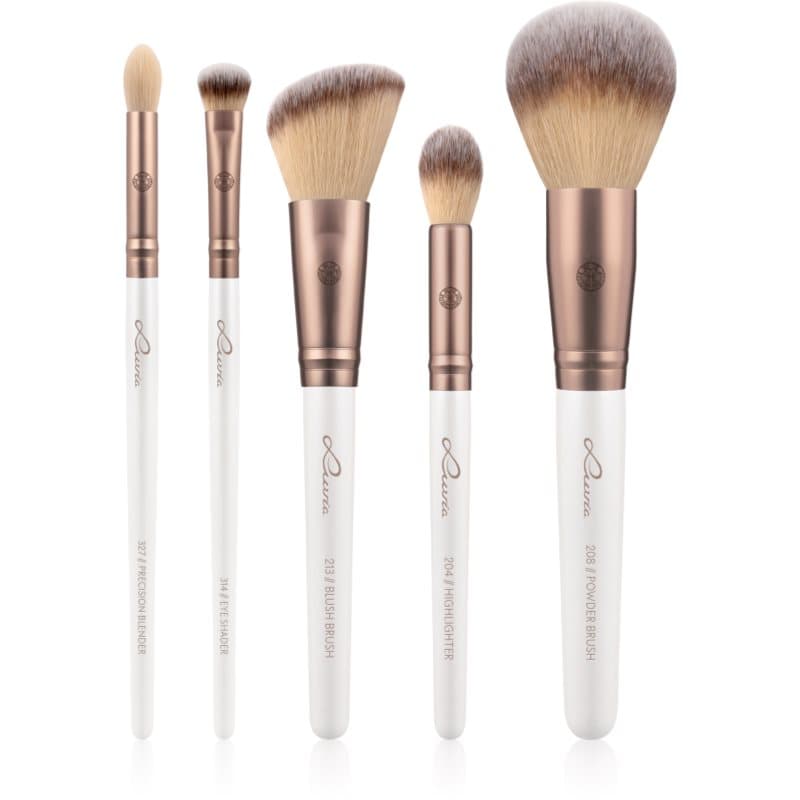 Daily Essentials zestaw pędzli z etui Prime Vegan