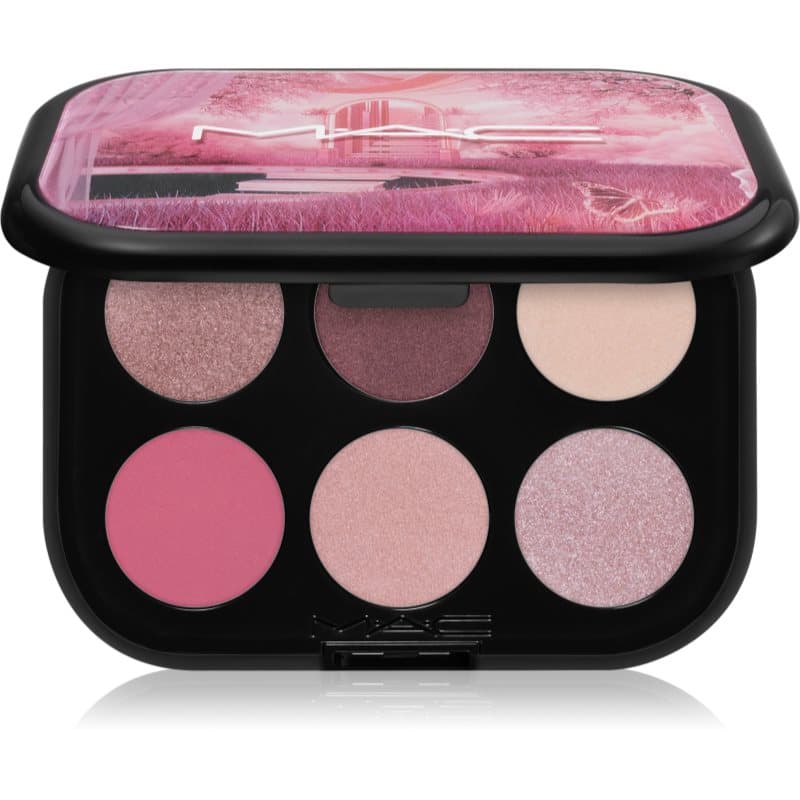 Connect In Colour Eye Shadow Palette 6 shades paleta cieni do powiek odcień Rose Lens