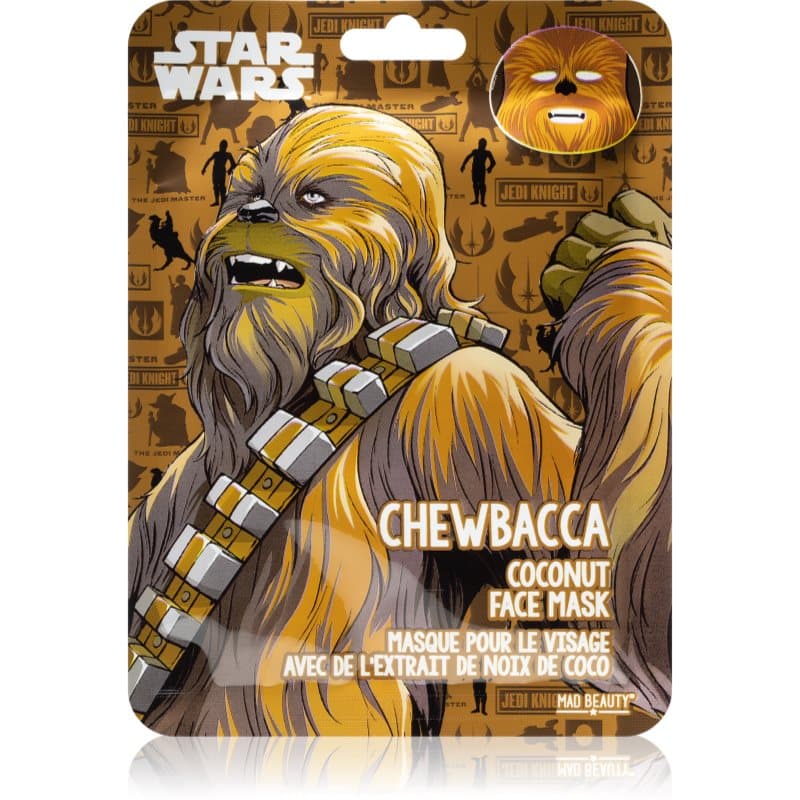 Star Wars Chewbacca maska nawilżająca w płacie Z olejkiem kokosowym