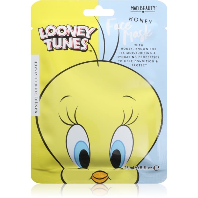 Looney Tunes Tweety maska nawilżająca w płacie o działaniu uspokajającym