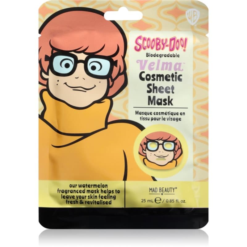 Scooby Doo Velma maseczka w płachcie o działaniu przeciwutleniającym