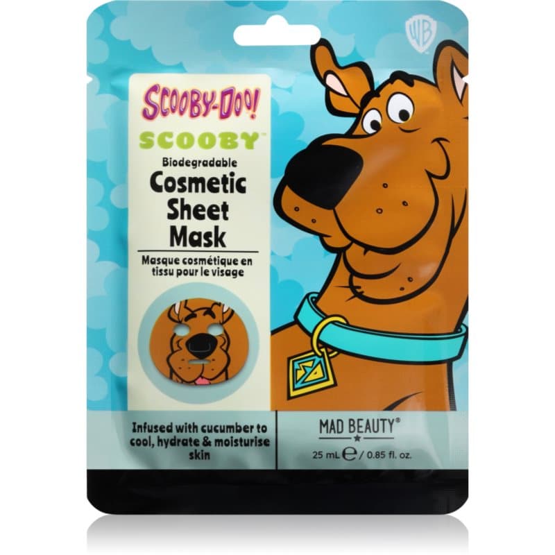 Scooby Doo Scooby maseczka w płachcie o działaniu odświeżającym