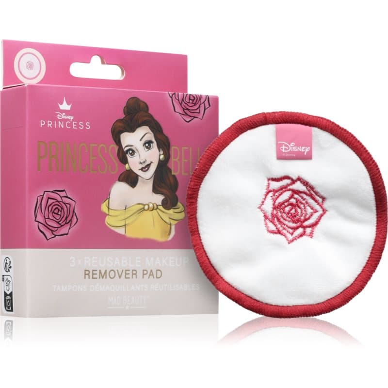 Disney Princess Belle płatki do demakijażu wielokrotnego użytku