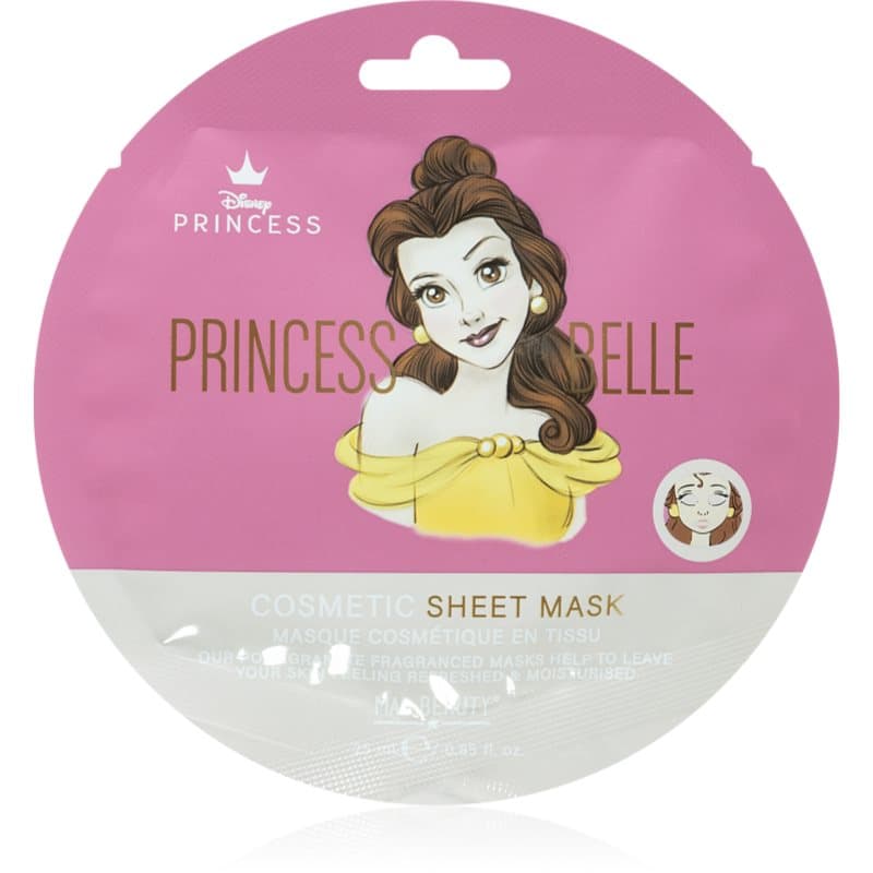 Disney Princess Belle maska nawilżająca w płacie