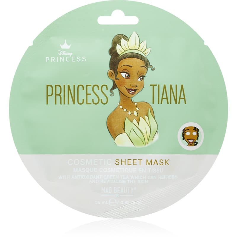Disney Princess Tiana antyoksydacyjna maseczka w płacie