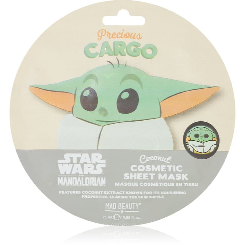 Star Wars Grogu maseczka w płachcie o działaniu zmiękczającym